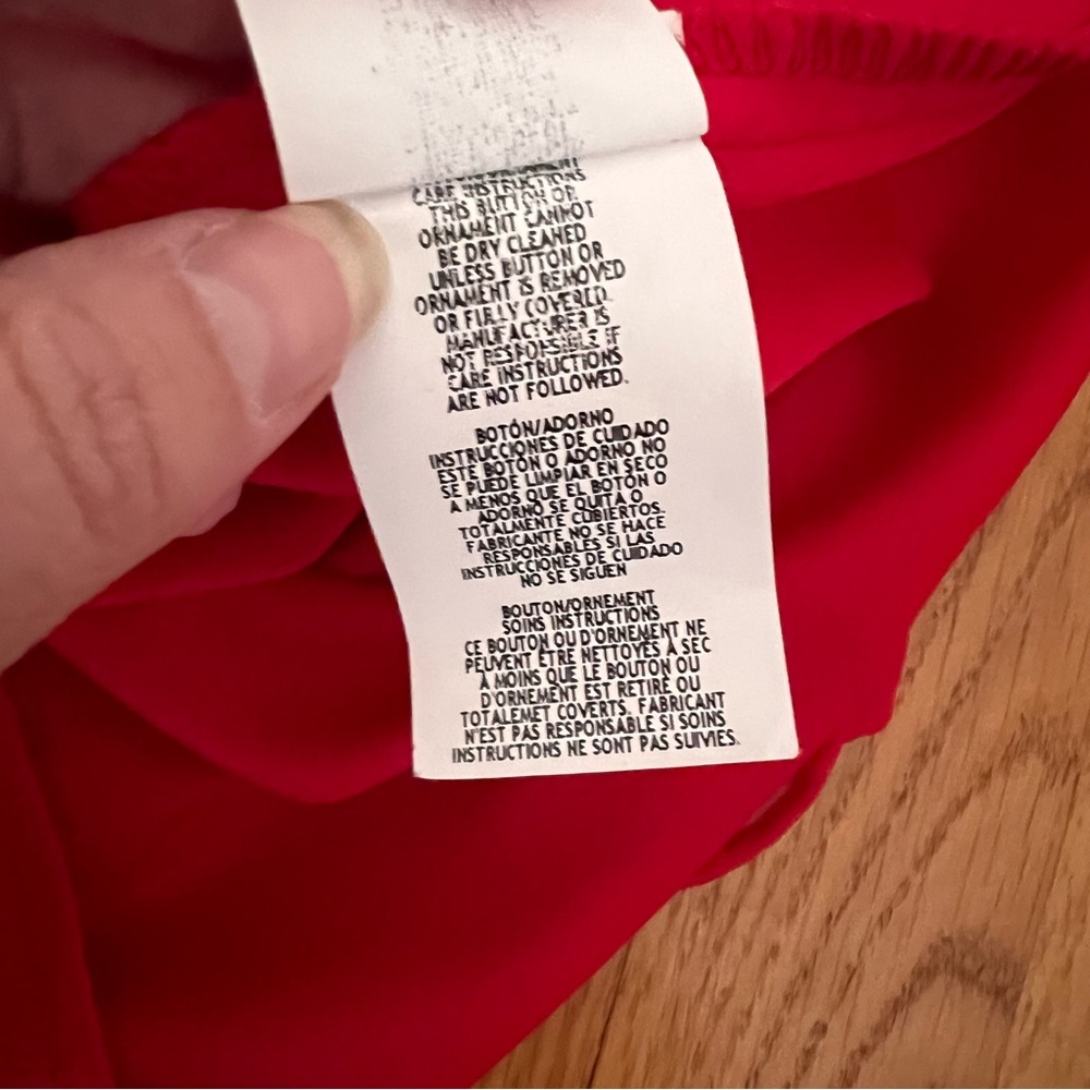 Cache One-Shoulder Pinkish Red Cocktail Dress | Size 10 | Like New - Picture 7 of 9